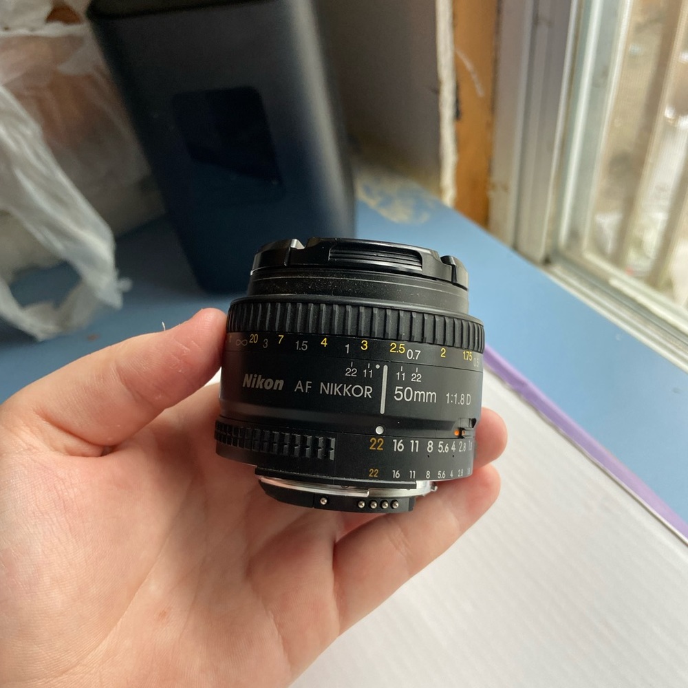 Nikon AF-S 50mm 1.8 Manual Lens